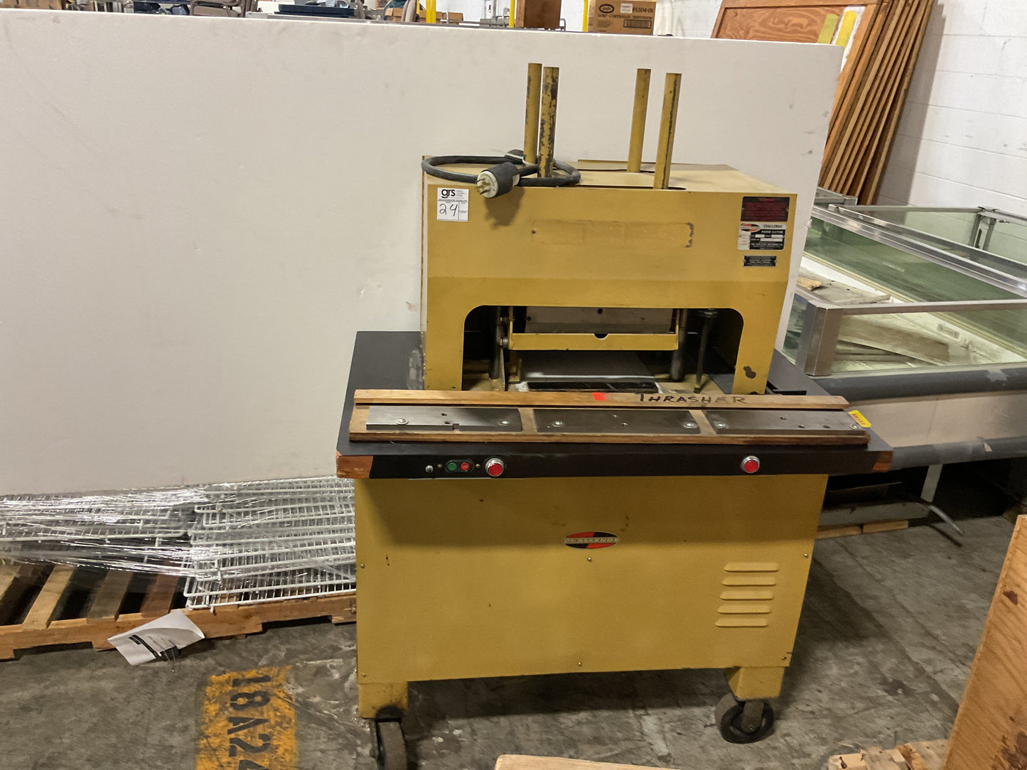 CHALLENGE 3-KNIFE PAPER CUTTER TRIMMER 12x12 MODEL A - PREOWNED