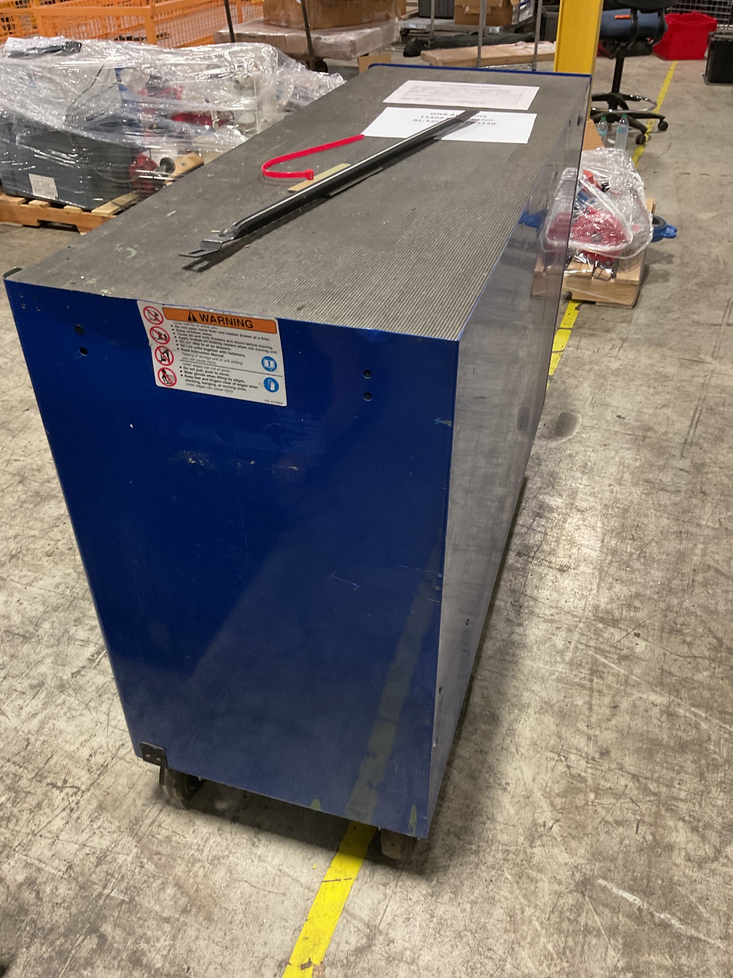 SNAP-ON TOOLBOX 50” 6 DRAWER TOOL CABINET -PREOWNED