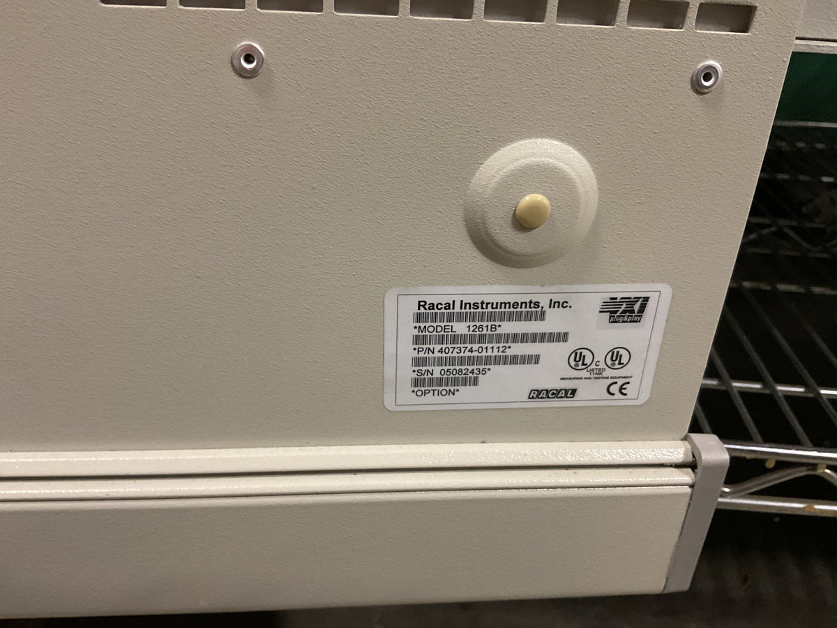 RACAL INSTRUMENTS HIGH POWER INTELLIGENT MAINFRAME 1261B - PREOWNED