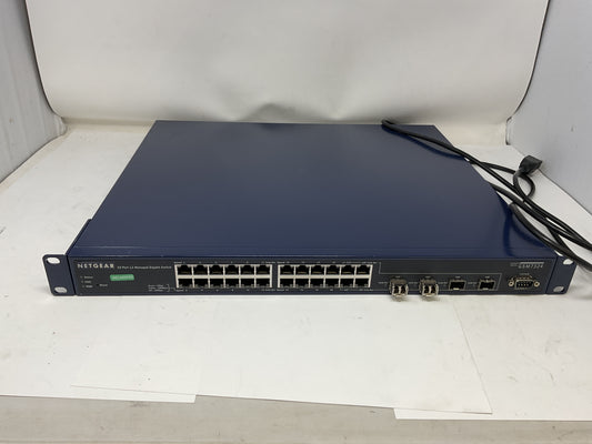 NETGEAR 24-PORT L3 MANAGED GIGABIT SWITCH GSM7324 - PREOWNED