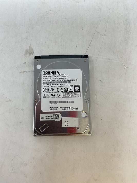 TOSHIBA SSD DRIVE 1TB MQ01ABD100 - PREOWNED