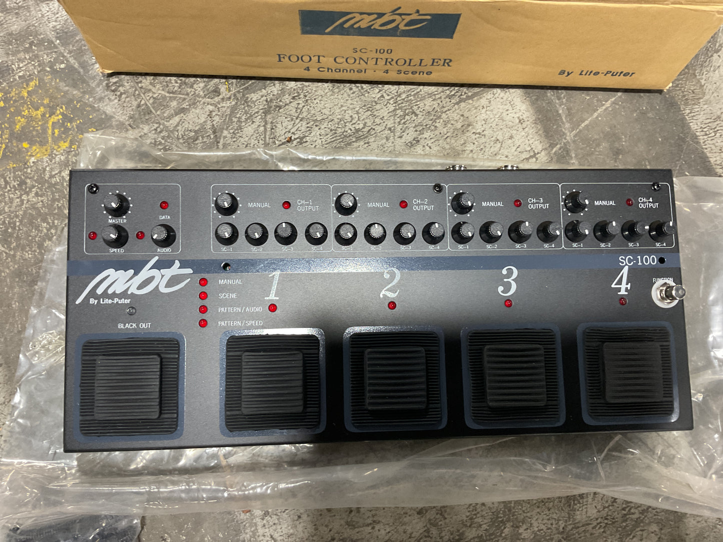 MBT FOOT CONTROLLER 4 CHANNEL SC-100 - PREOWNED