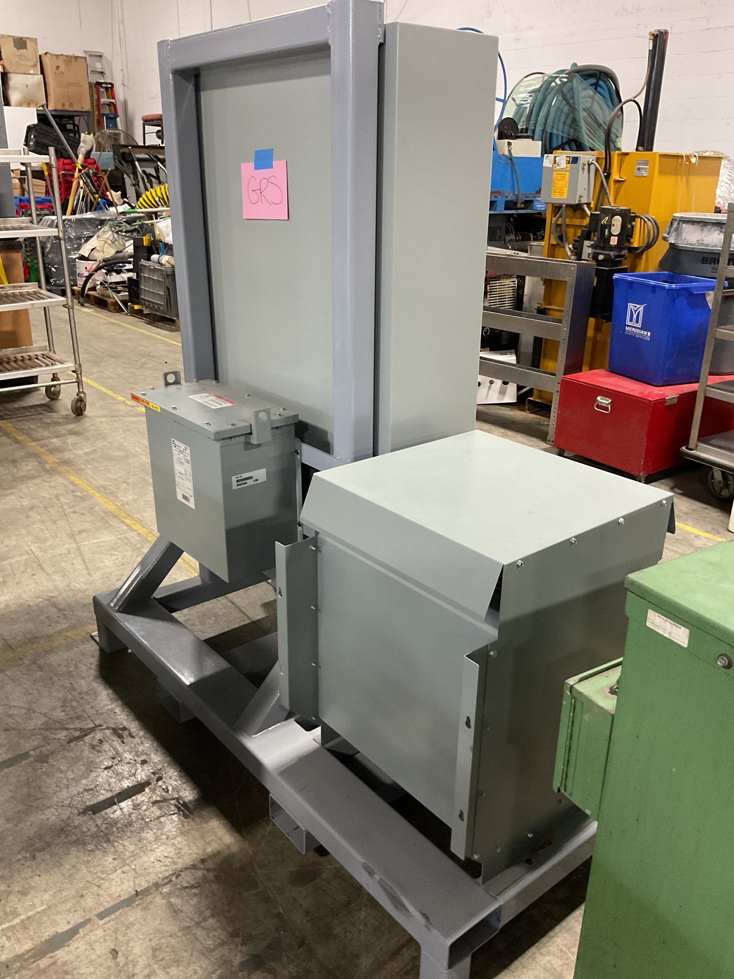 HAMMOND POWER SOLUTION THREE PHASE DRY TYPE TRANSFORMER 45KVA 480V SYSTEM -PREOWNED SURPLUS