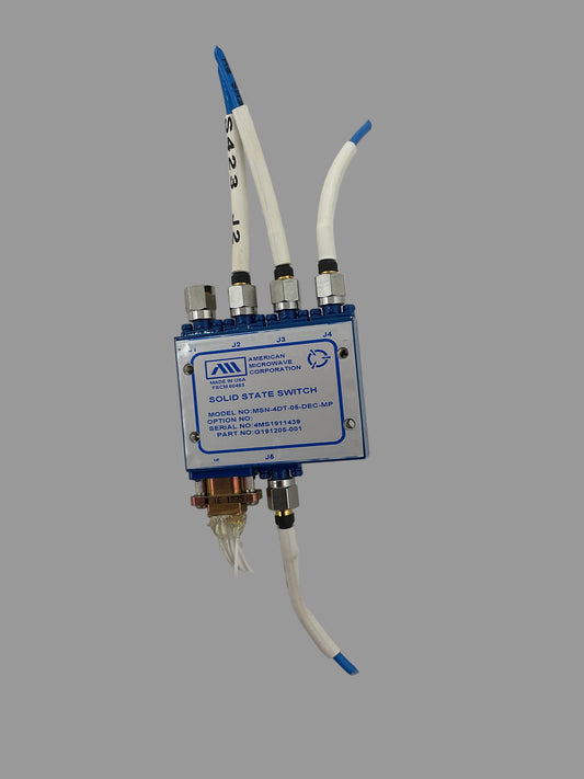 AMERICAN MICROWAVE SOLID STATE SWITCH MSN-4DT-05-DEC-MP (#3) - PREOWNED