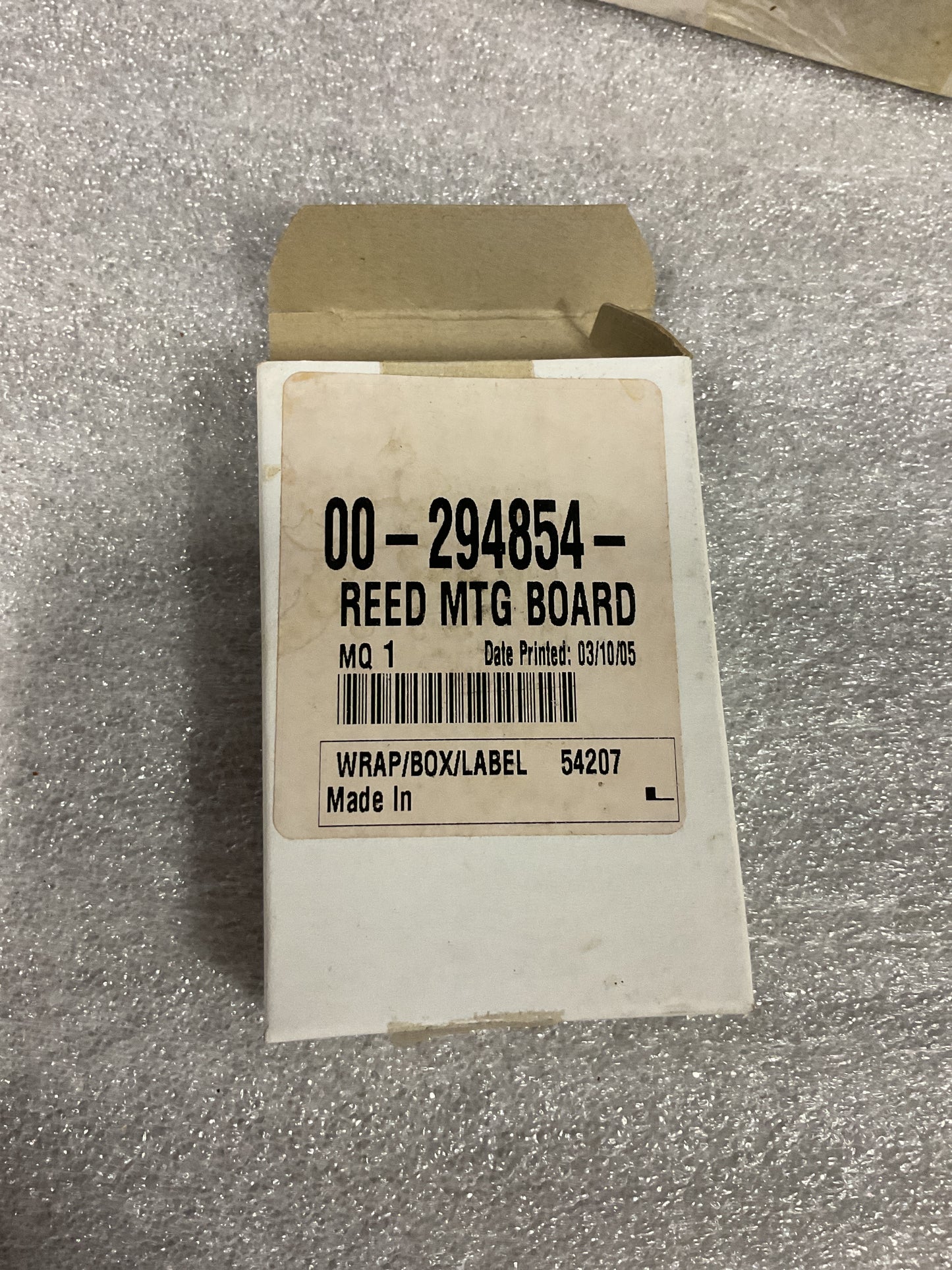 REED MTG BOARD 00-294854 - NOS