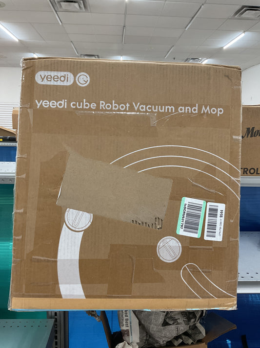 YEEDI CUBE ROBOT VACUUM AND MOP -NEW