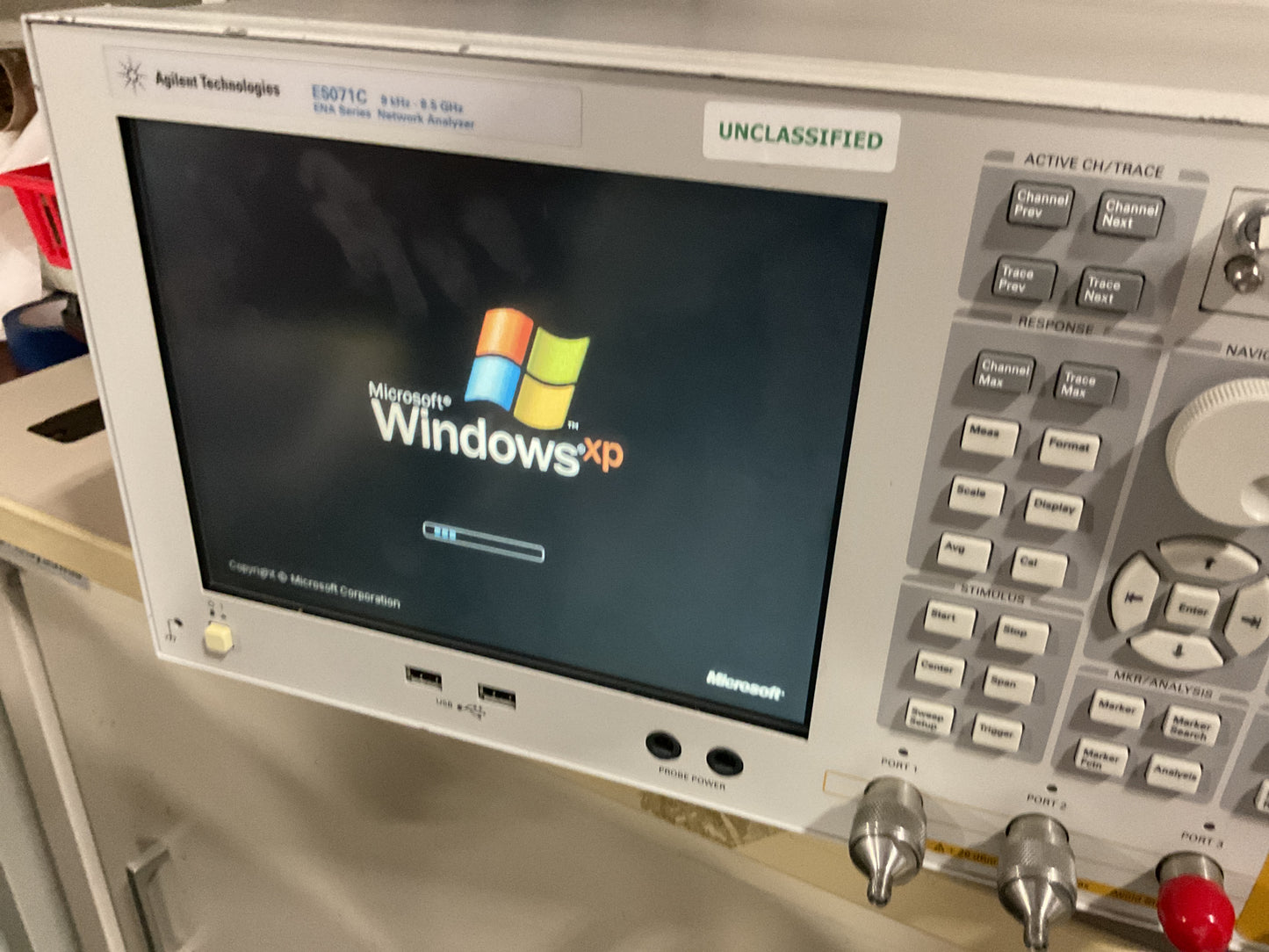 AGILENT NETWORK ANALYZER E5071C - PREOWNED