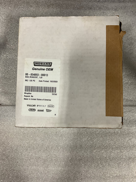 HOBART REAGENT BAG 00-854893-00013 - NEW