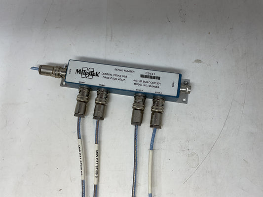 MILESTEK 4-STUB BUS COUPLER 90-50204 PREOWNED