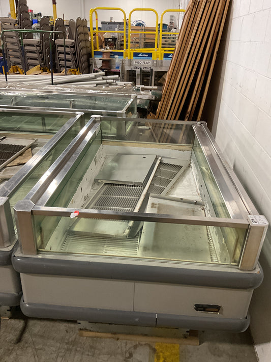 HUSSMAN REFRIGERATED OPEN AIR ISLAND MERCHANDISER ISF-GG-5B - PREOWNED