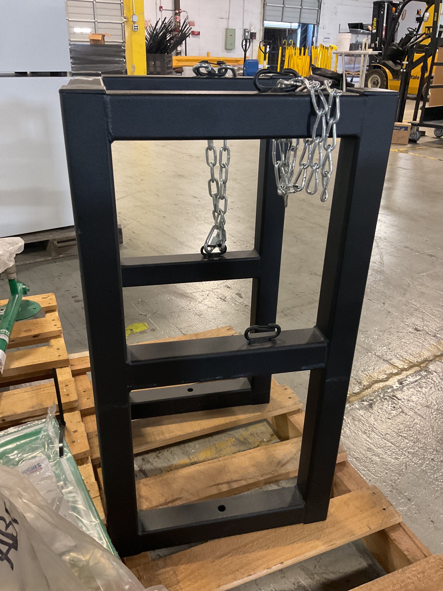 JUSTRITE CRYOGENIC GAS CYLINDER BARRICADE RACK SINGLE -NEW