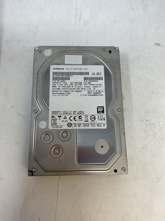 HITACHI HARD DRIVE HDD 4TB SATA HDS724040LE640 - PREOWNED
