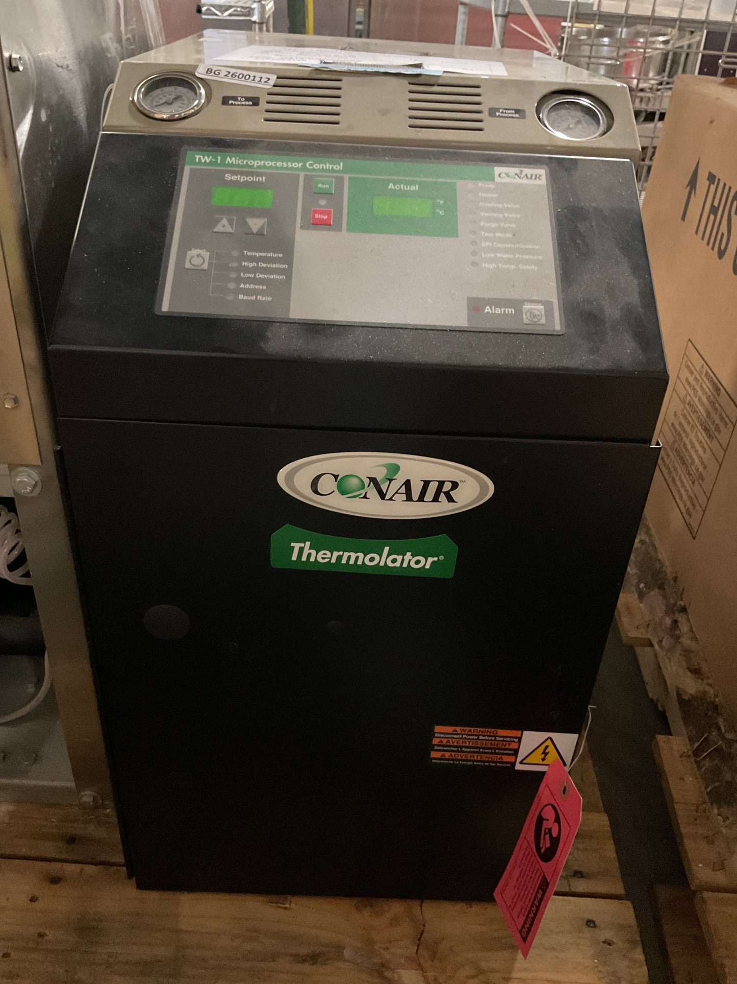 CONAIR THERMOLATOR WATER TEMPERATURE CONTROLLER MODEL TW 460V 3PH - PREOWNED