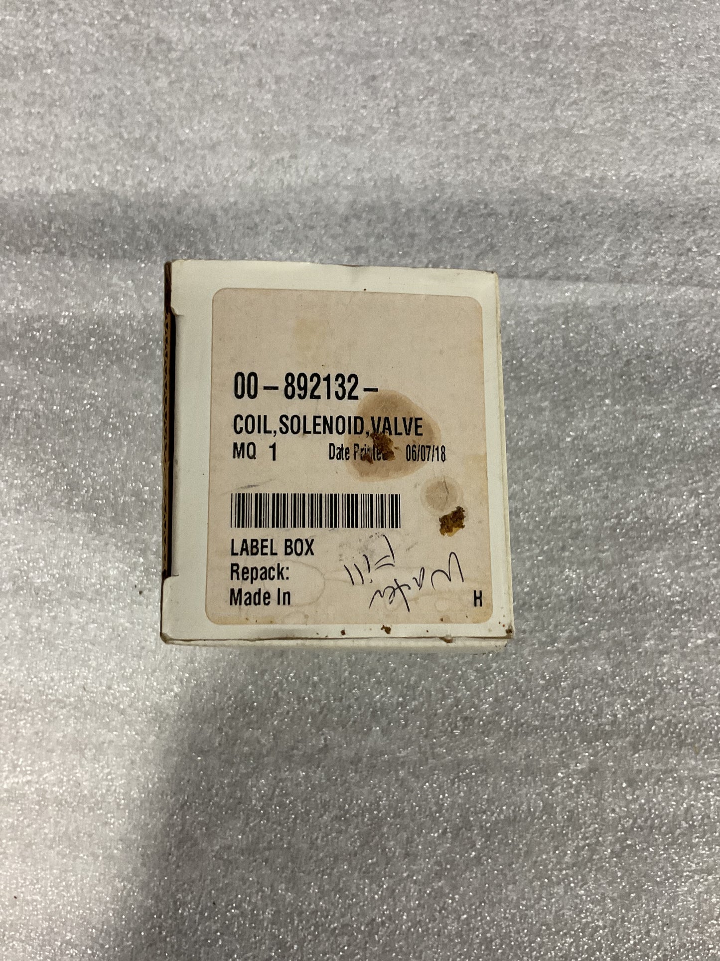 PARKER SOLENOID VALVE COIL CFPH0576 00-892132 - NOS