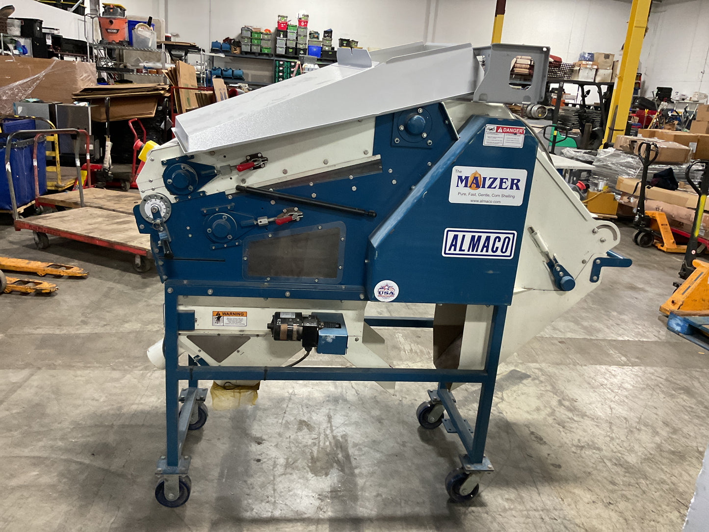 ALMACO MAIZER SMALL BATCH WHOLE EAR CORN SHELLER MAZ - PREOWNED