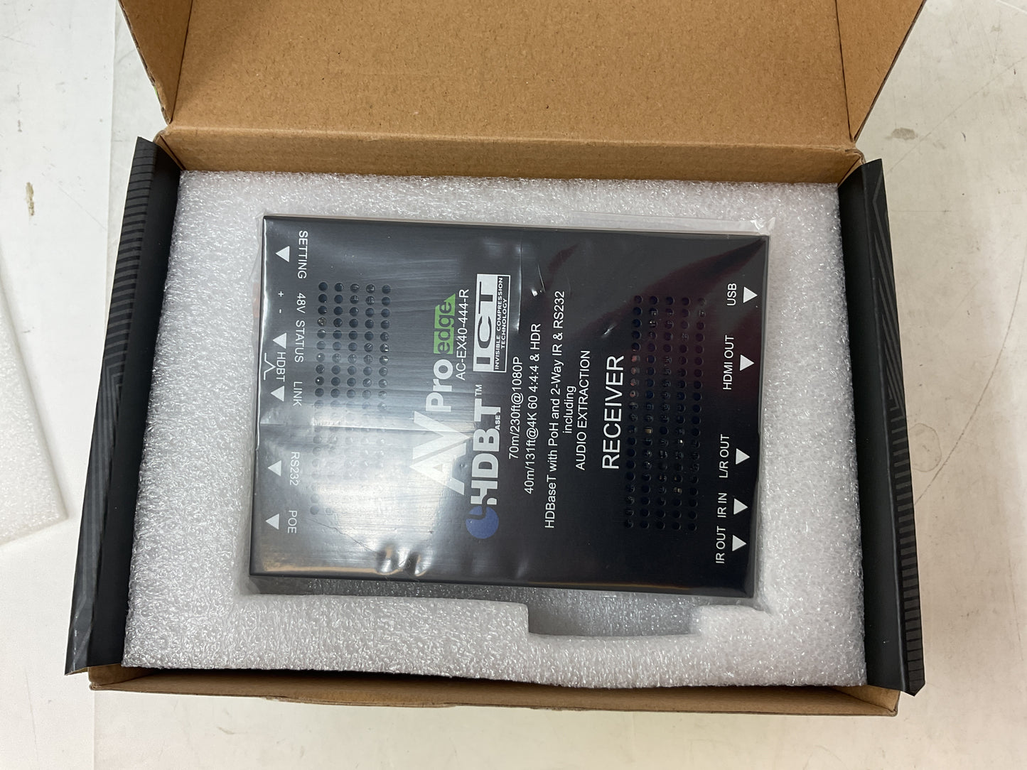 AV PRO EDGE AC-EX40-444-T2 HDBASET RECEIVER - NEW OPEN BOX