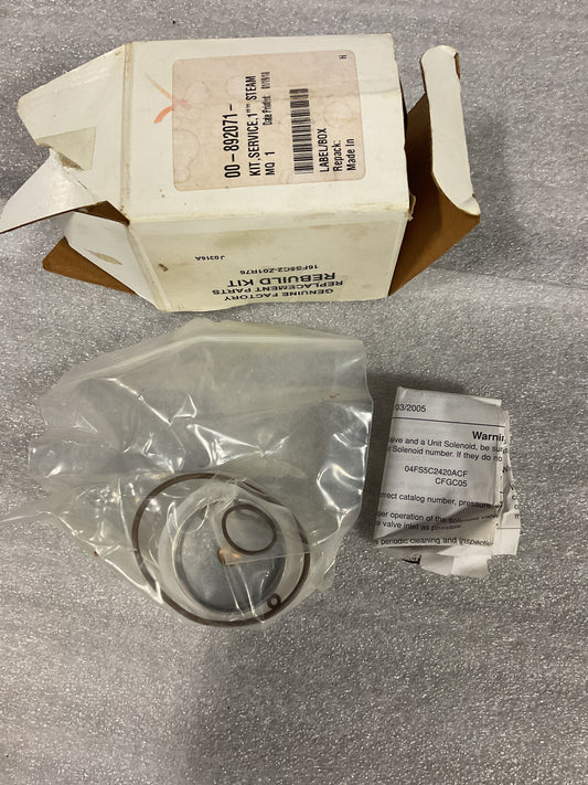 HOBART GOLD RING SERVICE KIT 1” STEAM 00-892071 - NOS