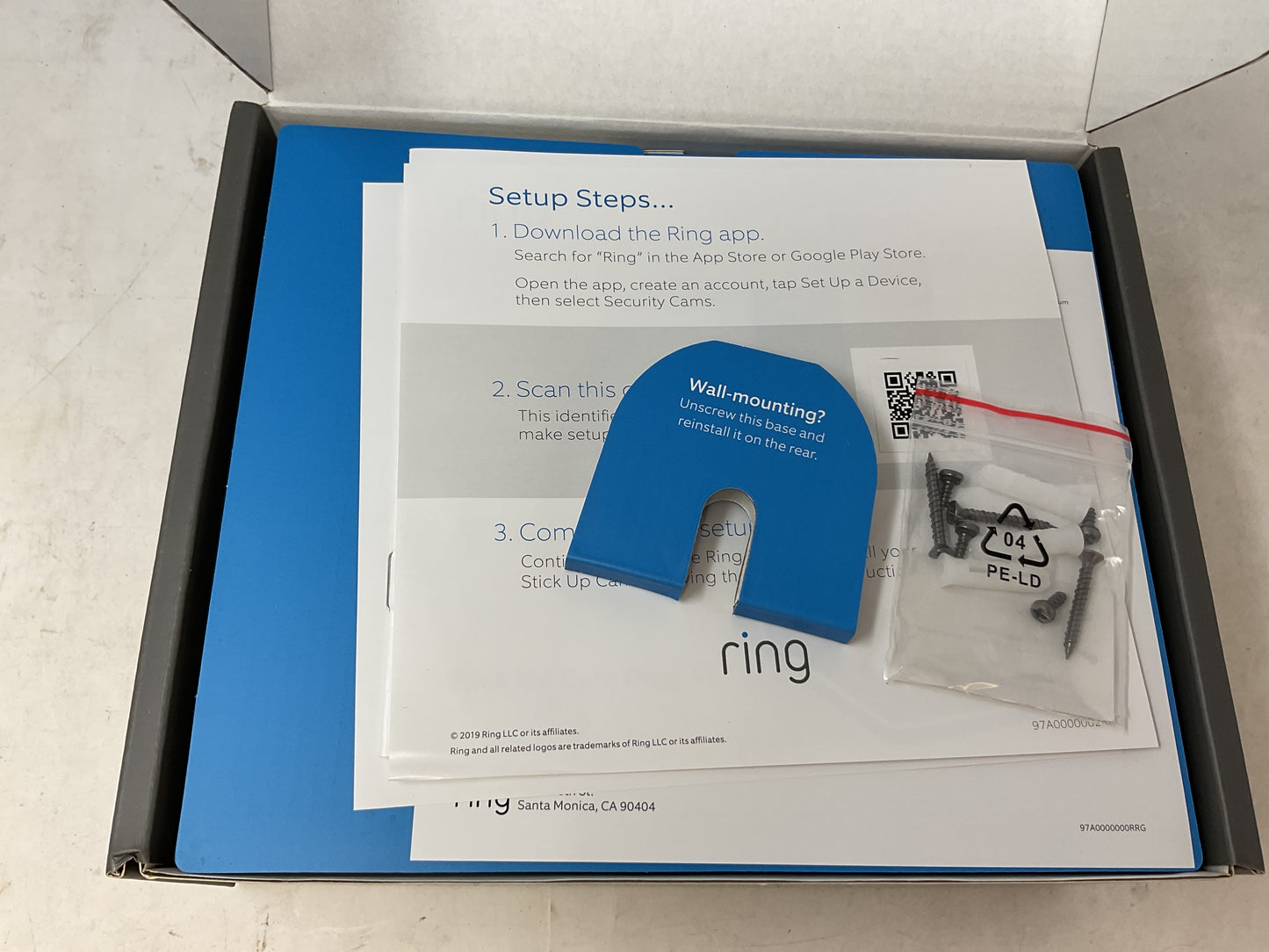 RING STICK UP CAM PLUG-IN SECURITY CAMERA 1080P 2-WAY TALK  - NEW