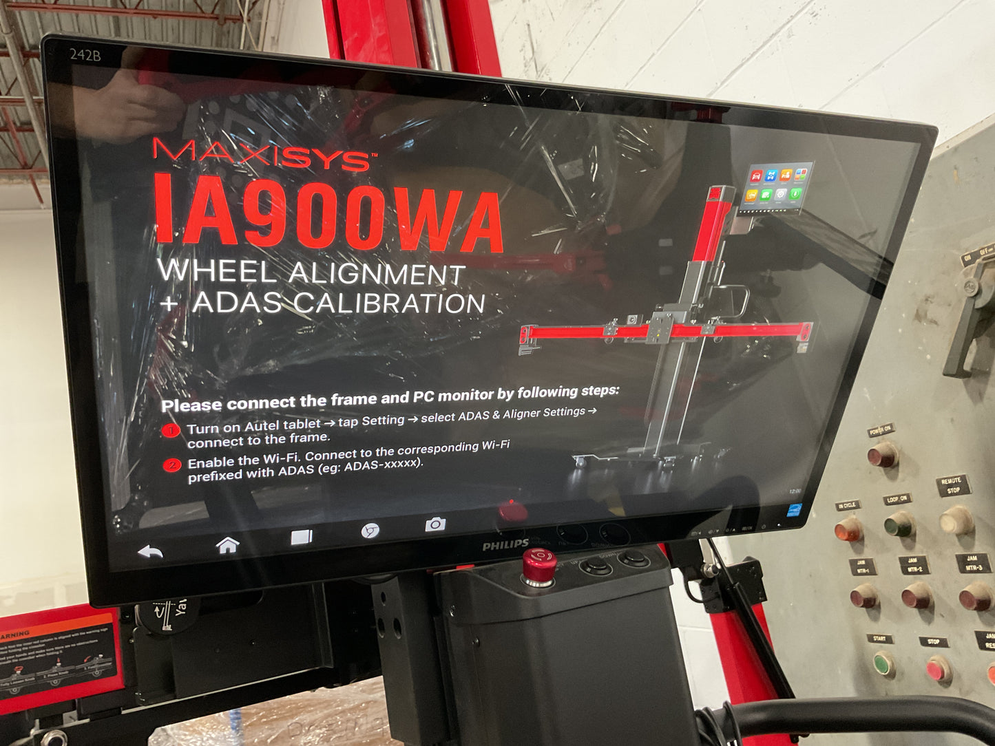 AUTEL MAXISYS INTELLIGENT ALIGNMENT MACHINE IA900WA ADAS900 -PREOWNED