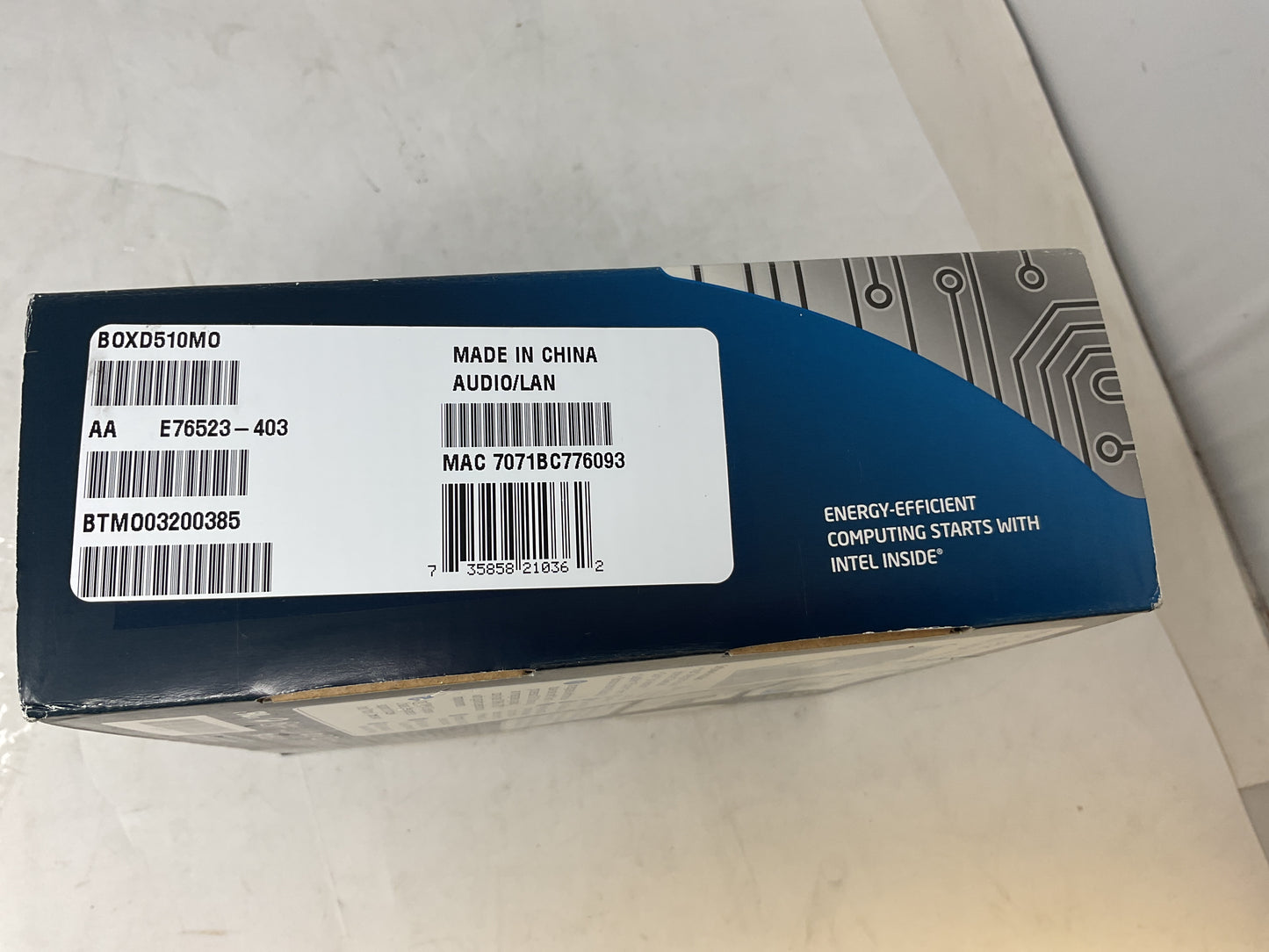 INTEL ATOM DESKTOP BOARD + PROCESSOR D510MO - NOS