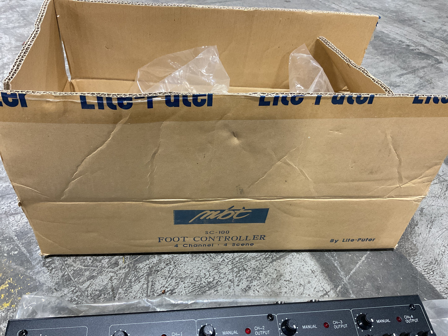 MBT FOOT CONTROLLER 4 CHANNEL SC-100 - PREOWNED