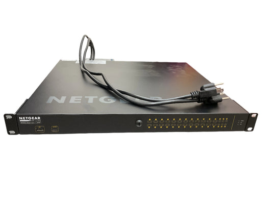 NETGEAR AV LINE MANAGED SWITCH  M4250-26G4F-POE++ 30 PORT - NEAR NEW