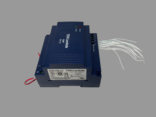 TDK-LAMBDA DSP DIN RAIL POWER SUPPLY DSP100-12 (#2) - PREOWNED