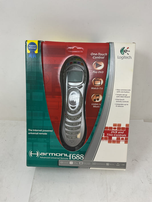 LOGITECH HARMONY 688 INTERNET POWERED ADVANCED UNIVERSAL REMOTE - NOS