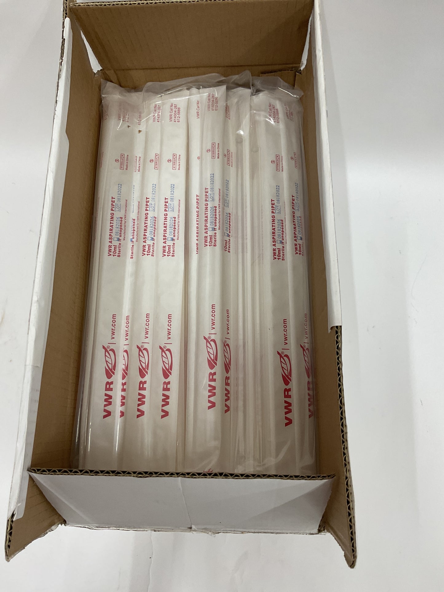 VWR AVANTOR ASPIRATING PIPETTE PS 10ML 414004-267