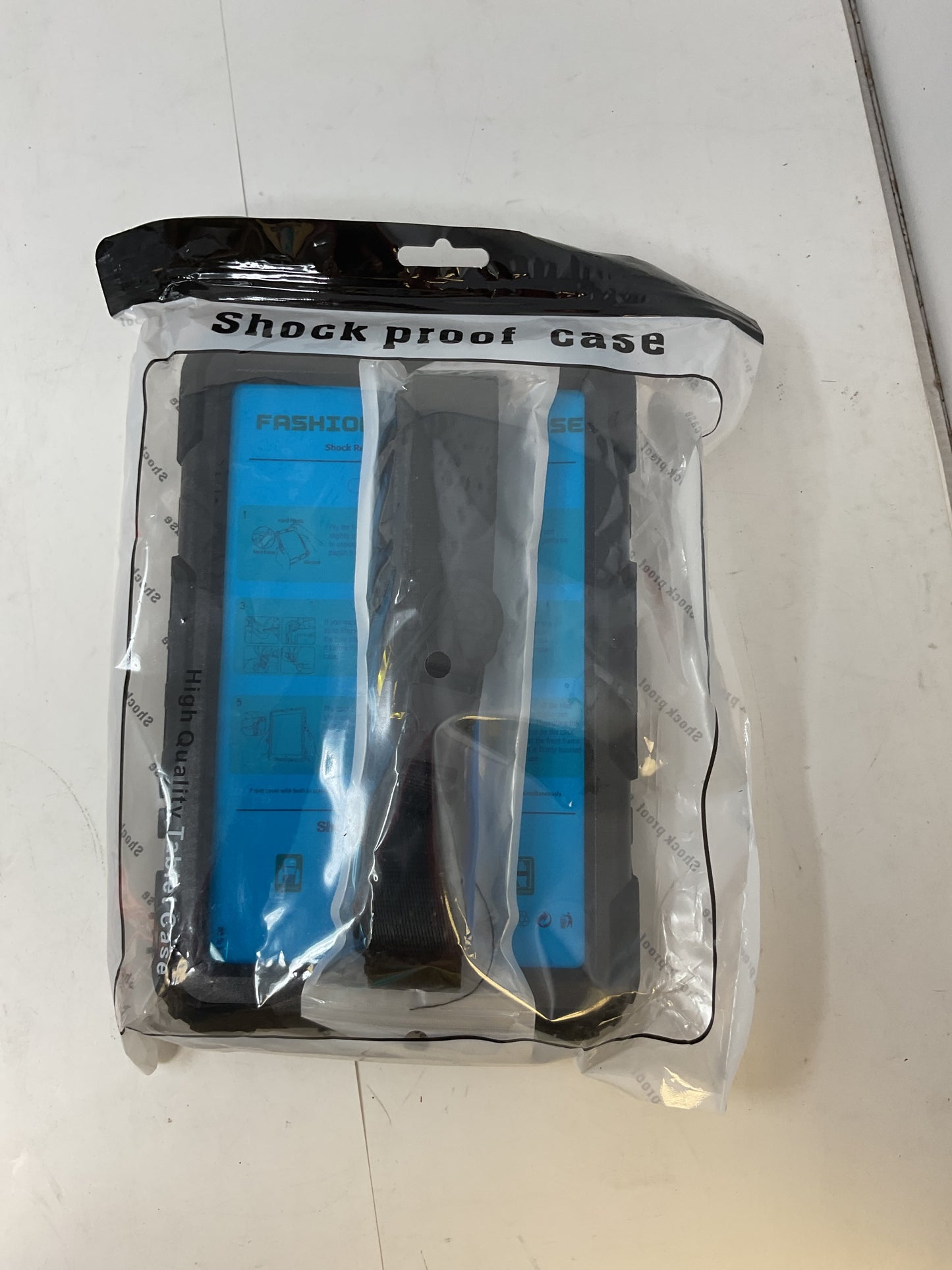 ZENRICH SHOCK PROOF CASE TM307 FOR SAMSUNG TAB A W/ STRAP - NEW