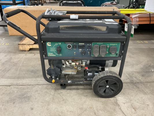 CUMMINS PUSH BUTTON ELECTRIC START GAS/PROPANE GENERATOR 9500W ONAN P9500DF -PREOWNED