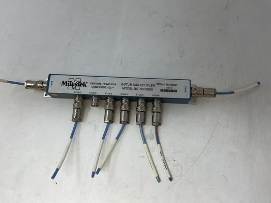 MILESTEK 6-STUB BUS COUPLER 90-50206 PREOWNED