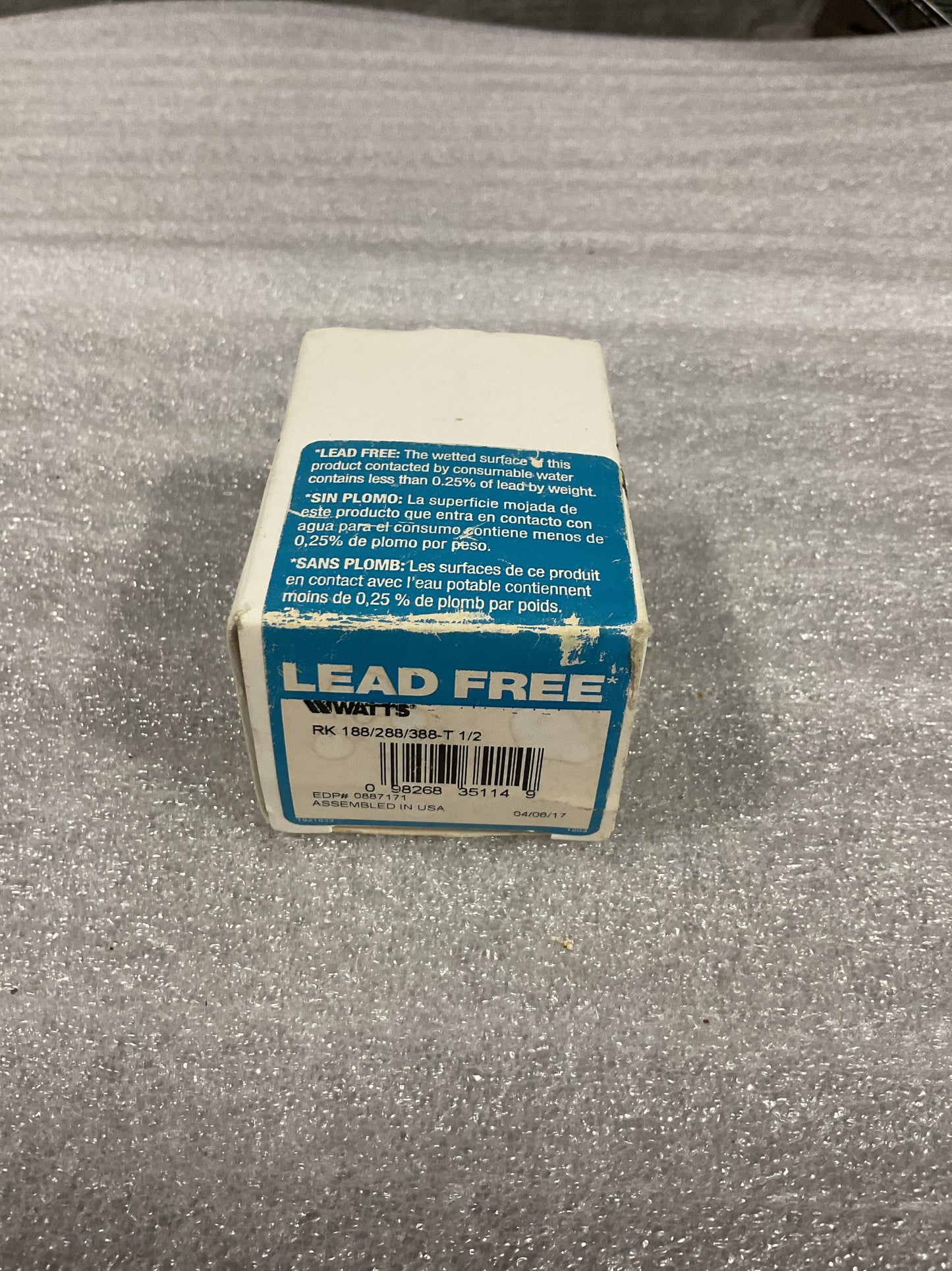 WATTS SERVICE KIT 1/2” RK 188/288/388-T - NOS