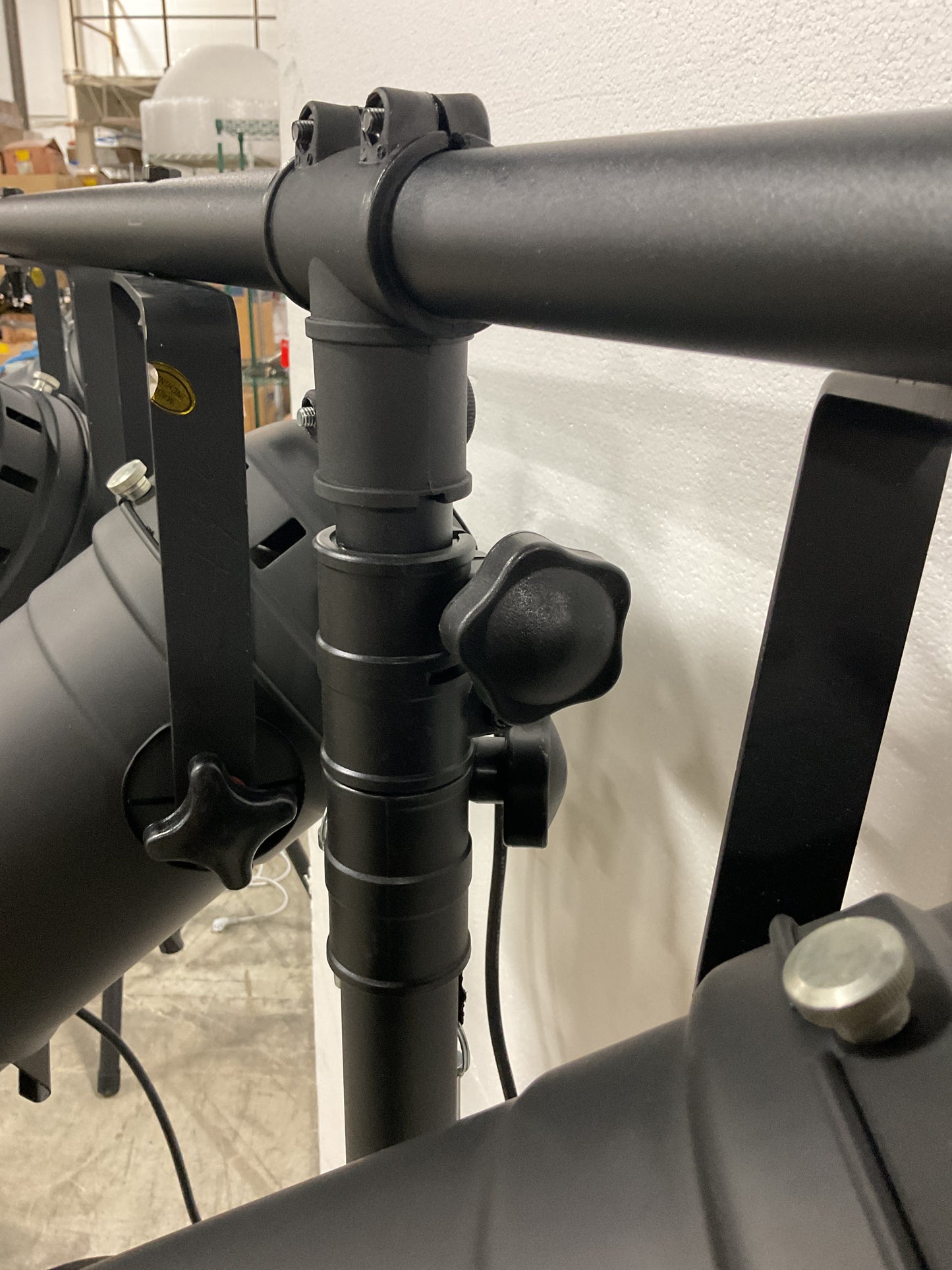 VINTAGE ADAM 4-LIGHT (4-PAR) STAGE LIGHTING, TRIPOD, ACCESSORIES - PREOWNED