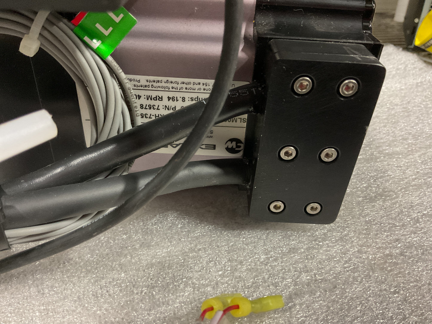 EXLAR SLM SERIES BRUSHLESS SERVO MOTOR SET SLM090-XXGS-EX1-118-40-XH-73578 - PREOWNED