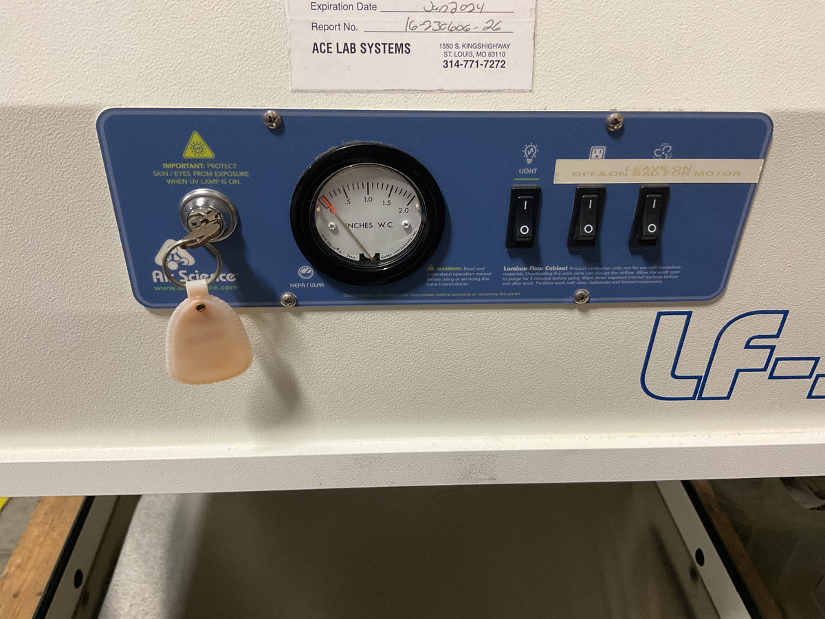 AIR SCIENCE LF SERIES LAMINAR FLOW HOOD HLF-36 #12