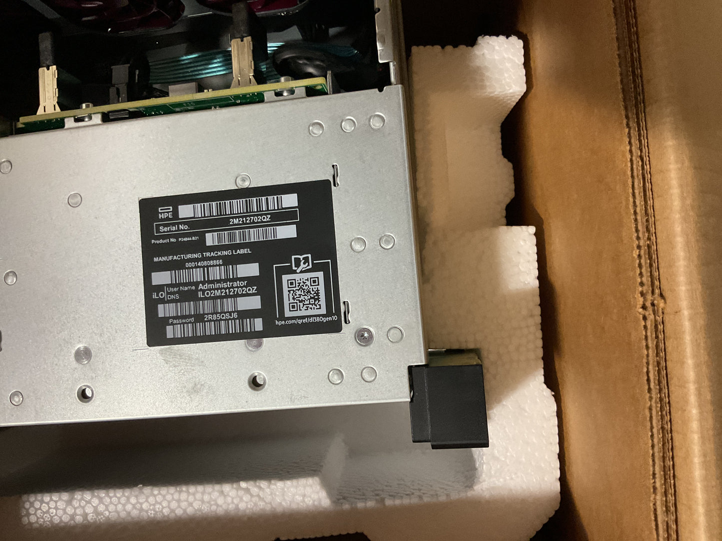 HP BAREBONES RACKMOUNT SERVER DL380 -NEW