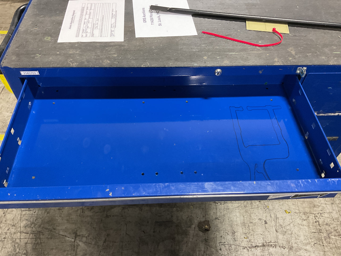 SNAP-ON TOOLBOX 50” 6 DRAWER TOOL CABINET -PREOWNED