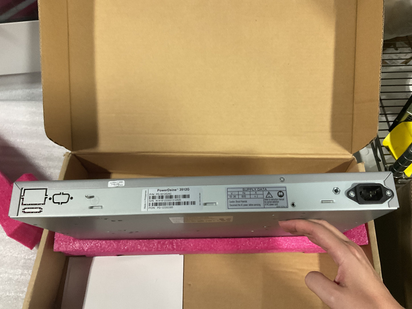 POWERDSIGN MICROSEMI NETWORK SWITCH 3512G - PREOWNED