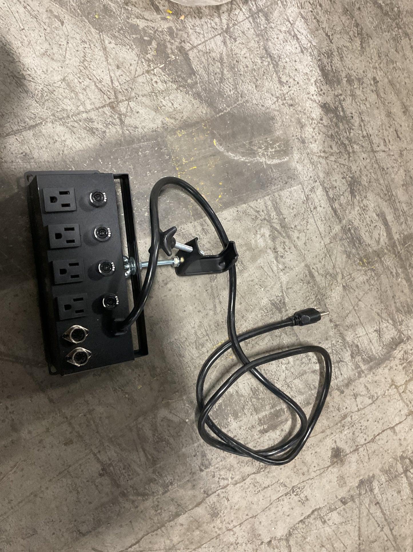 VINTAGE ADAM 4-LIGHT (4-PAR) STAGE LIGHTING, TRIPOD, ACCESSORIES - PREOWNED