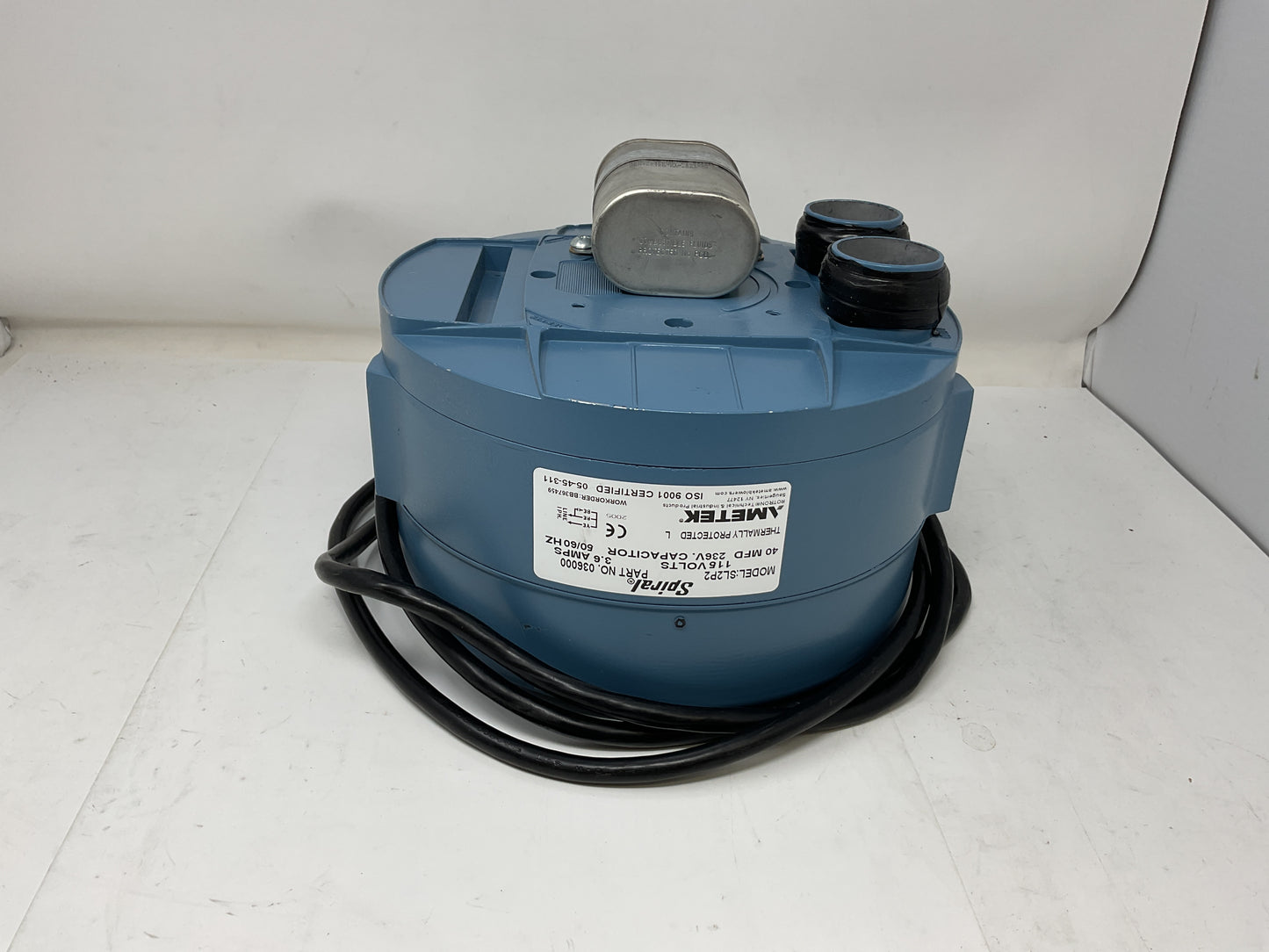 AMETEK SPIRAL SL2P2 REGENERATIVE BLOWER 036000 3.6A - PREOWNED