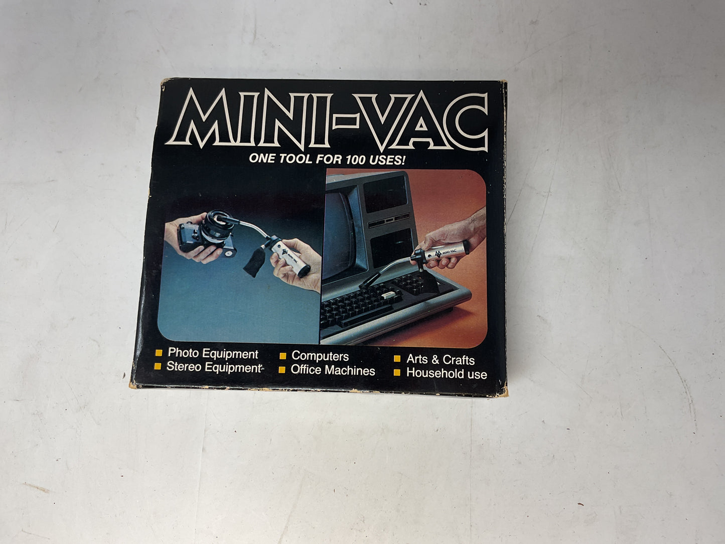 MINI-VAC MICRO CLEANING VACUUM COMPUTERS MODELS ELECTRONICS VINTAGE - NIB