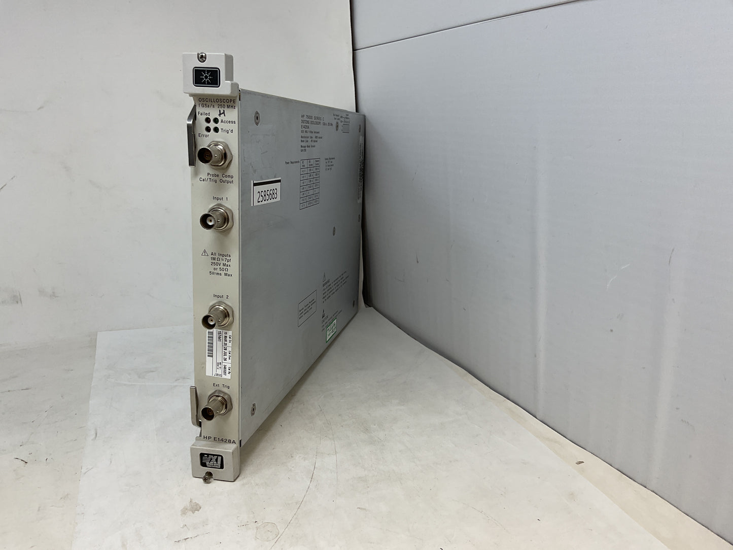 HP VXI OSCILLOSCOPE E1428A 250MHZ - PREOWNED