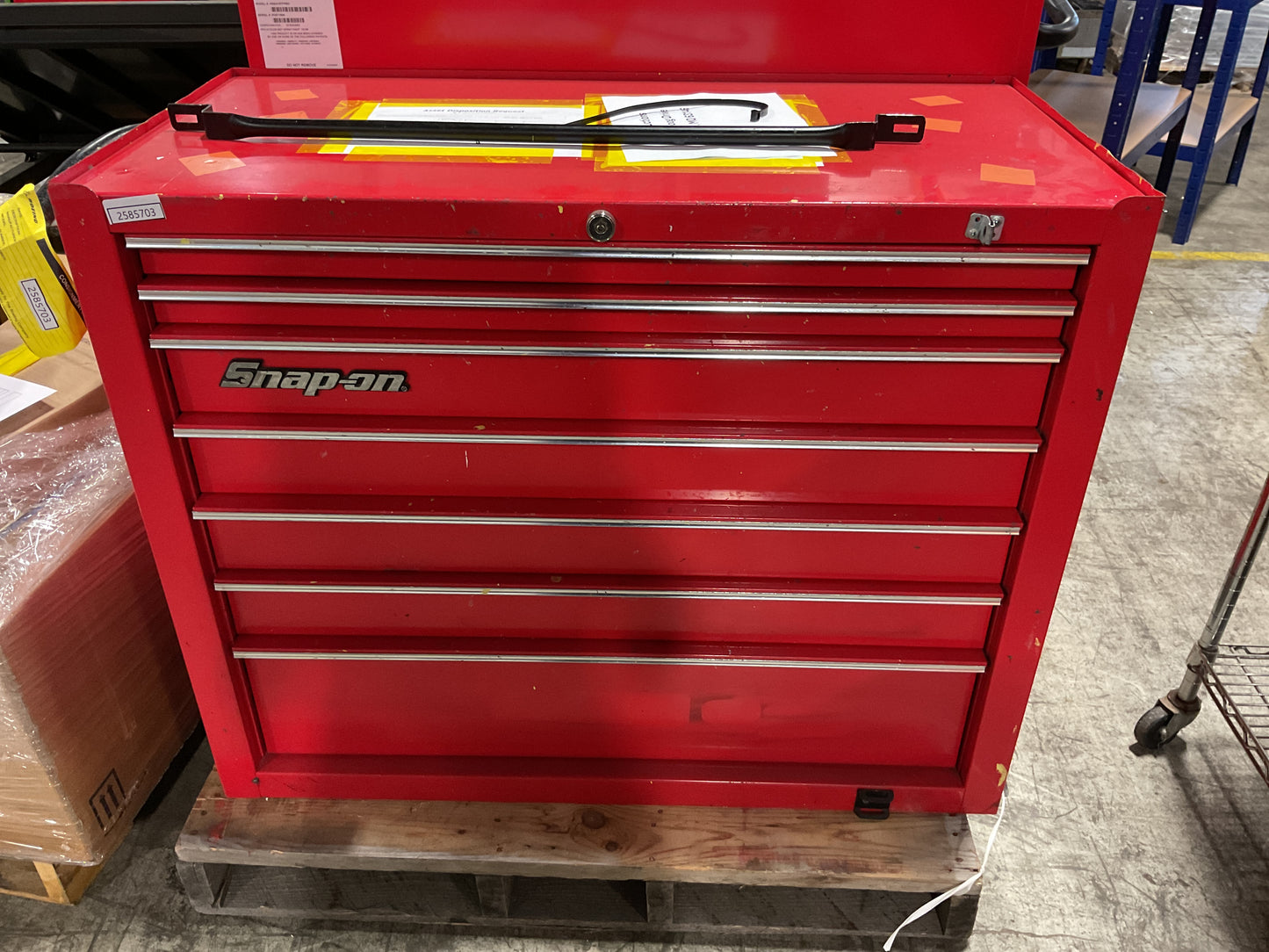 SNAP-ON TOOLBOX 40” 7 DRAWER TOOL CABINET -PREOWNED