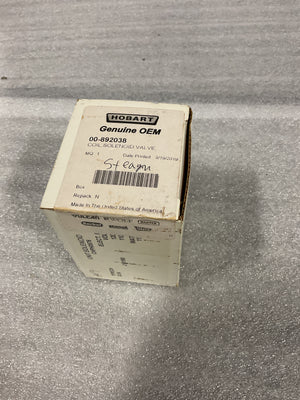 PARKER HOBART SOLENOID VALVE COIL CHPH0576 00-892038 - NOS
