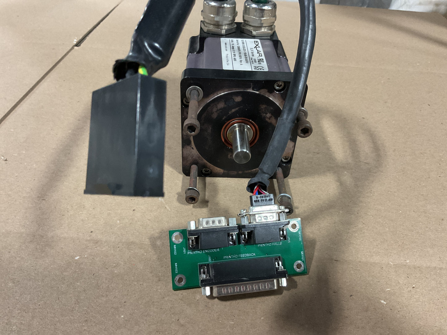EXLAR SLM SERIES BRUSHLESS SERVO MOTOR SLM090-XXGS-EX1-118-40-XH-56741 - NOS