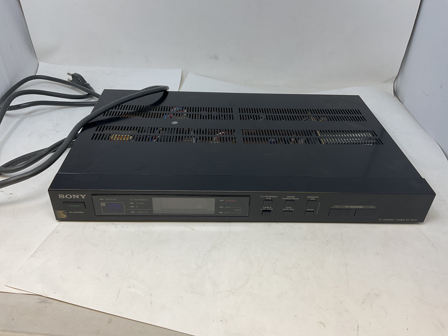 SONY TV STEREO TUNER ST-72TV TESTED WORKING - PREOWNED
